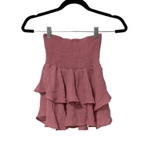Pink, Ruffle SKirt, Size XS, 1452Y